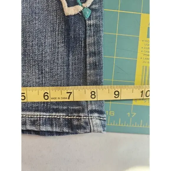 Cowgirl Tuff Vintage Cross Western Embroidered Jeans 27 - Picture 11 of 16